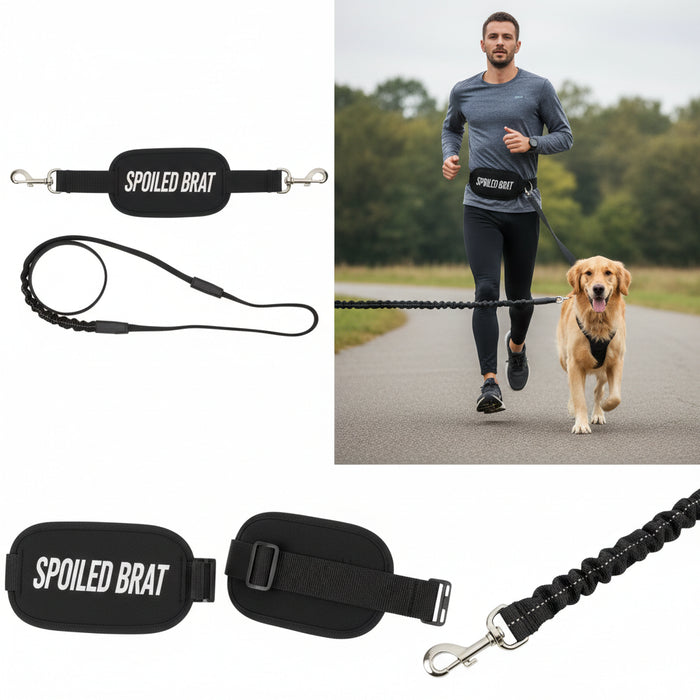 Spoiled Brat™ FreeRun Hands-Free Running Dog Leash - view 2 | Spoiled Brat