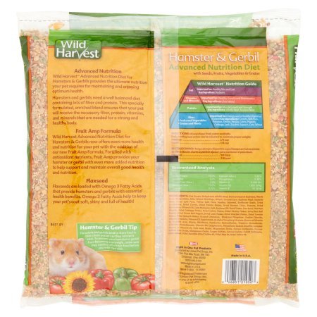 Wild Harvest Hamster and Gerbil Advanced Nutrition Diet, 4 lbs.