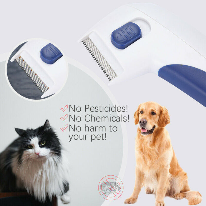 Anti Lice Flea Electric Comb Pet Head Lice Removal Killer Brush Treatment Tool