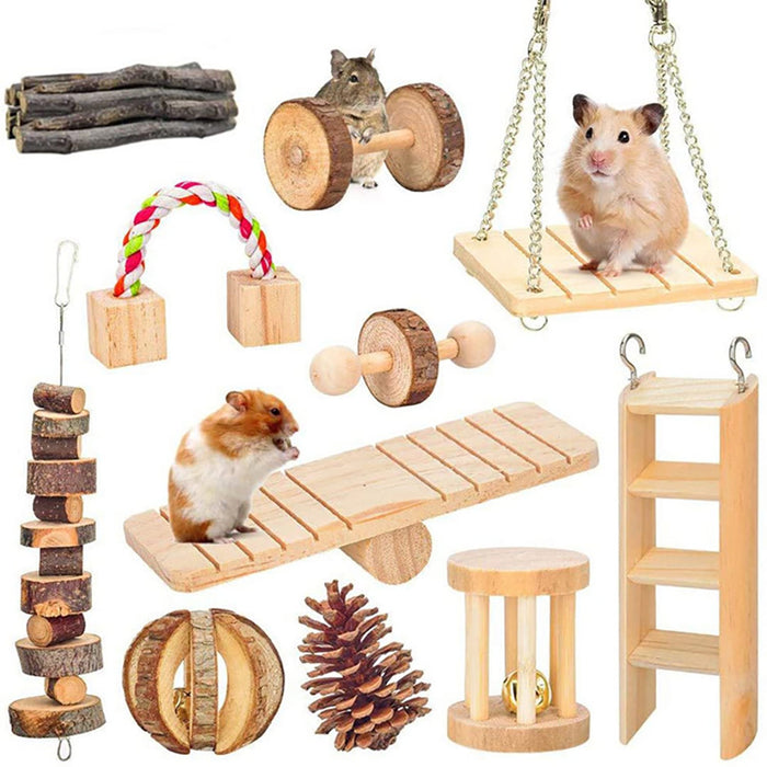 Natural Wooden Rabbits Toys