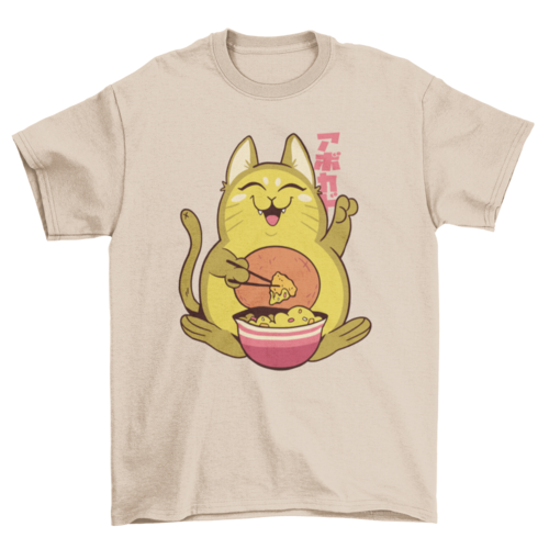 Avocado cat nachos t-shirt
