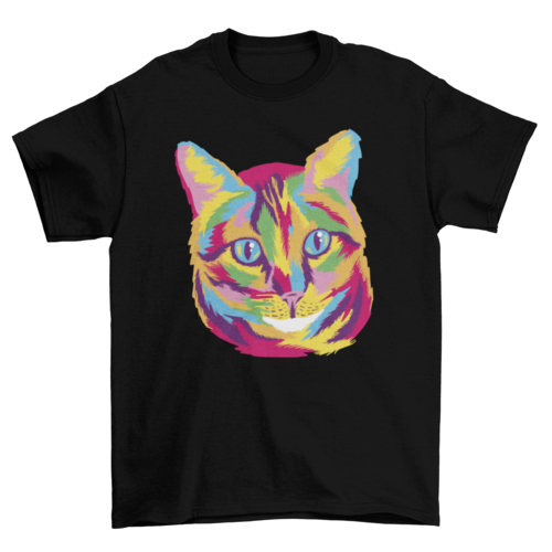 Cat face t-shirt